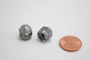 screw machining acorn nuts knurl